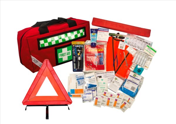 FA-EB6-DSK Uneedit complete driver Safety & First Aid kit portable soft ...