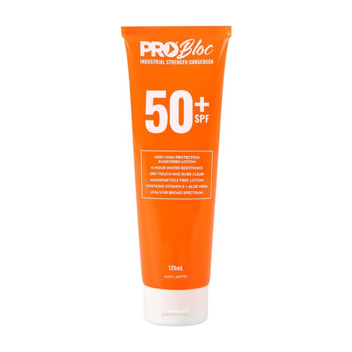 Picture of Probloc SPF 50 + Sunscreen 125ML Squeeze Bottle