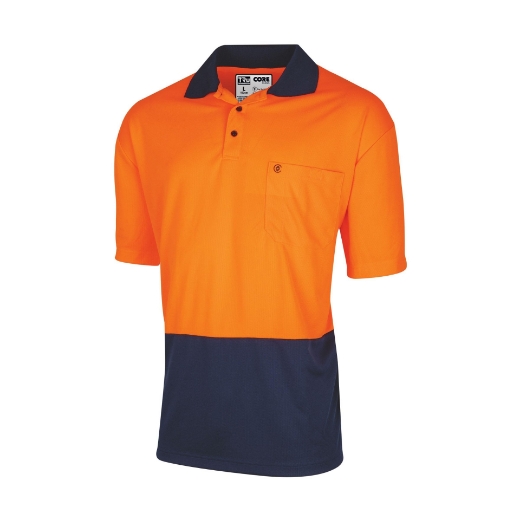 Picture of TRU Core Micromesh S/S Hi-Vis Polo Shirt
