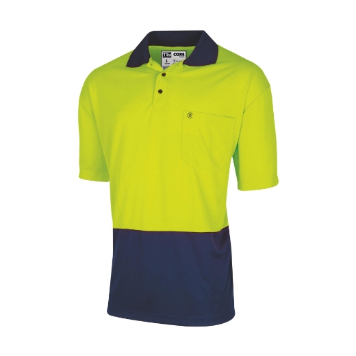 Picture of TRU Core Micromesh S/S Hi-Vis Polo Shirt