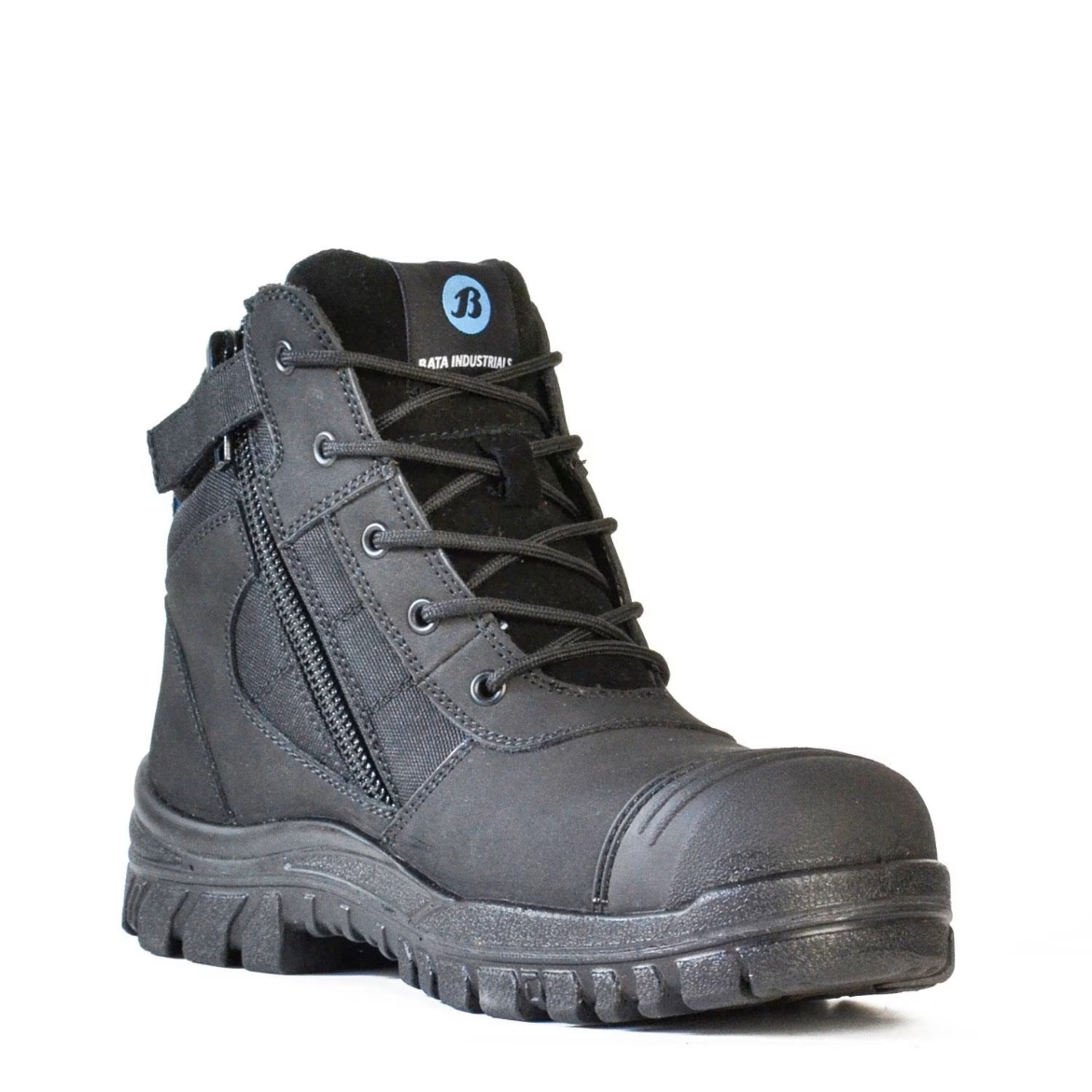 Picture of Bata Zippy Black - Zip Sided Safety Boot
