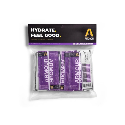 Picture of Body Armour Hydrate+ Hypotonic Sachets - Single Flavour (50 Pack)