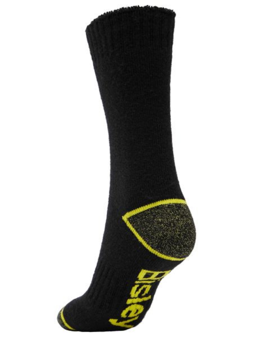 Picture of Bisley Wool Blend Work Socks (2X Pack) Black