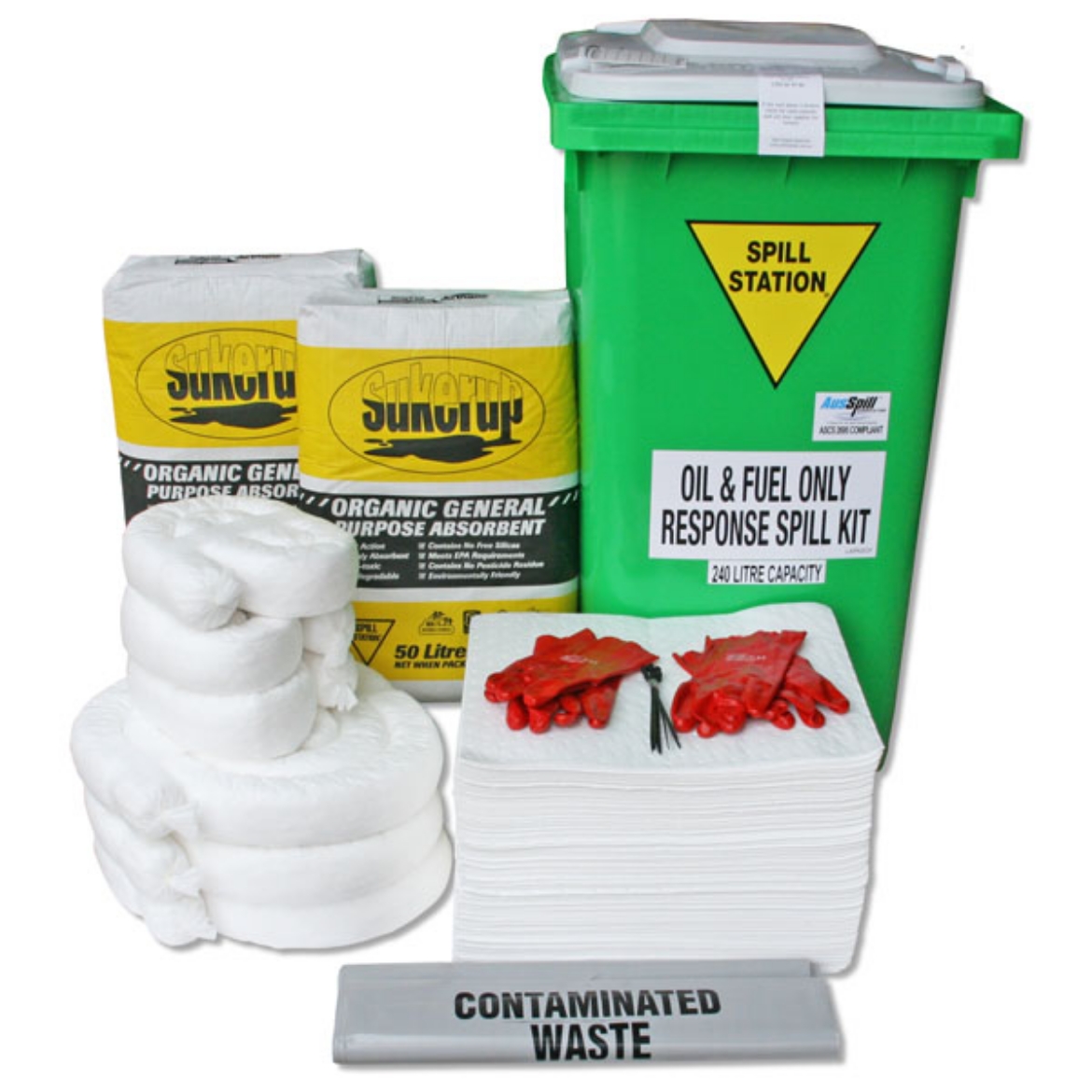 Picture of AusSpill Compliant Oil Fuel Spill Kit – 240 Litre