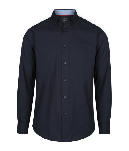 Picture of Gloweave Bradford Fine Oxford Long Sleeve Slim Fit Shirt