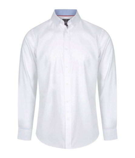 Picture of Gloweave Bradford Fine Oxford Long Sleeve Slim Fit Shirt