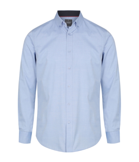 Picture of Gloweave Bradford Fine Oxford Long Sleeve Slim Fit Shirt