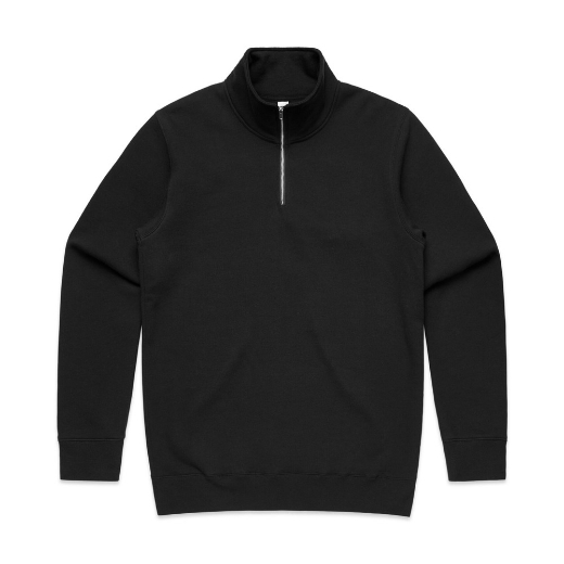 Picture of AS Colour Stencil Half Zip Crew Mens Sweatshirt