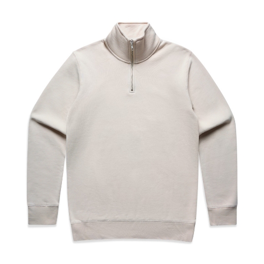 Picture of AS Colour Stencil Half Zip Crew Mens Sweatshirt