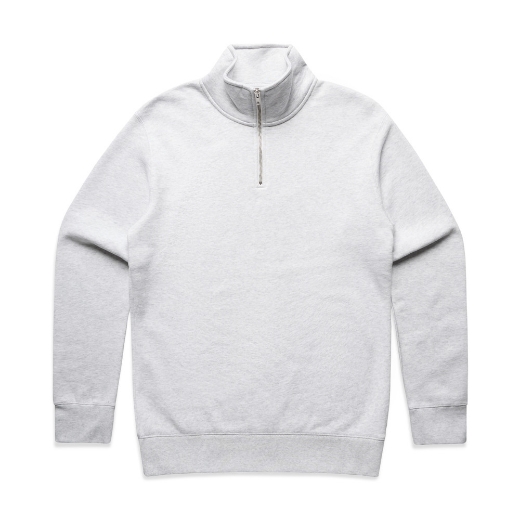 Picture of AS Colour Stencil Half Zip Crew Mens Sweatshirt