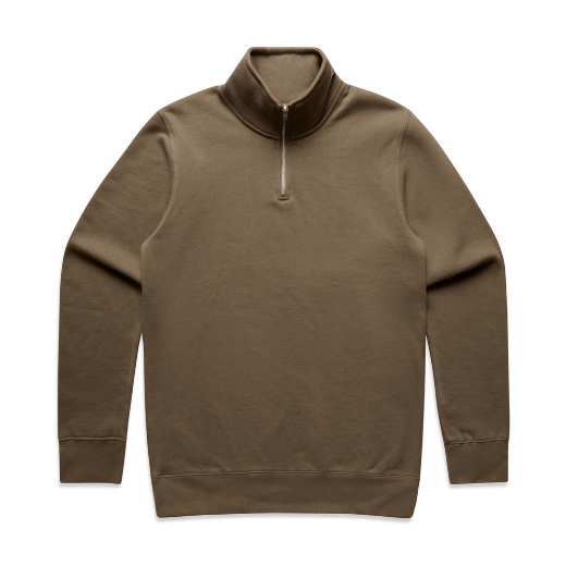 Picture of AS Colour Stencil Half Zip Crew Mens Sweatshirt