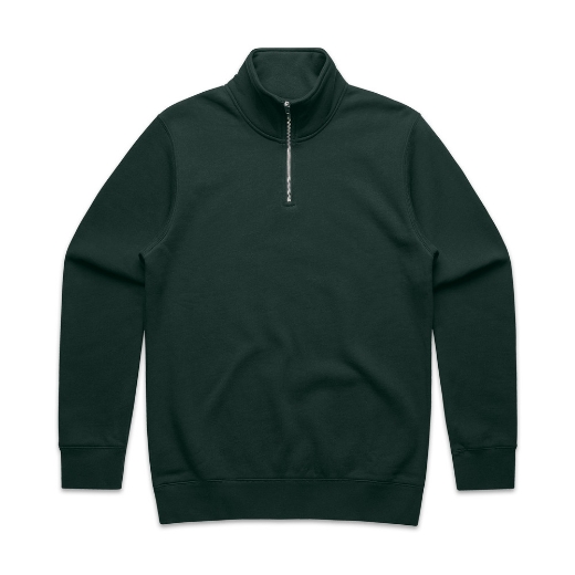 Picture of AS Colour Stencil Half Zip Crew Mens Sweatshirt