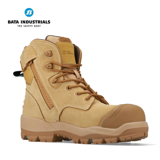 Picture of Bata Overland Wheat 150mm Zip Sided Safety Boot