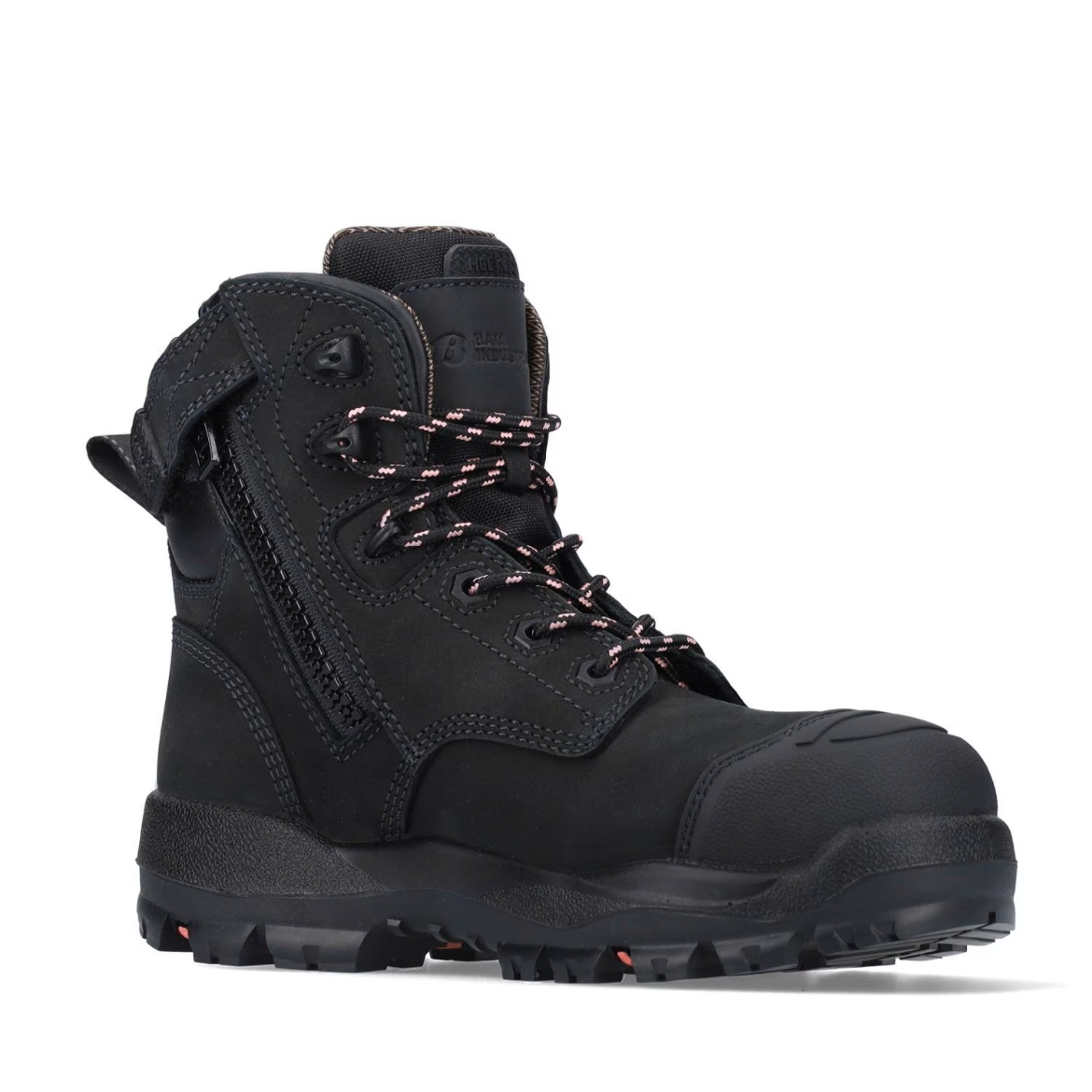 Picture of Bata Mallee Black Ladies zip sided safety boot