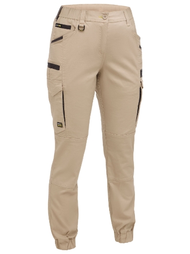 Picture of Bisley Womens Flx & Move™ Elastic Waist Cargo Cuffed Pants