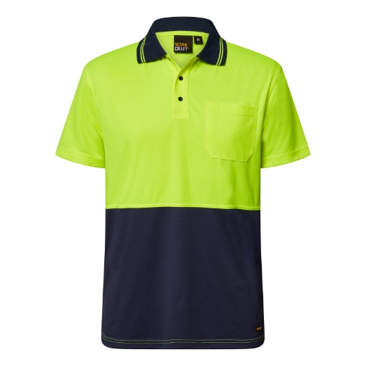 Picture of Workcraft Hi-Vis Lightweight Polo S/S
