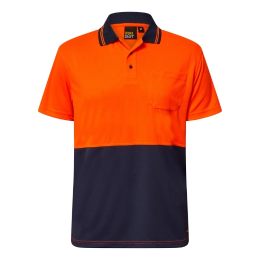 Picture of Workcraft Hi-Vis Lightweight Polo S/S