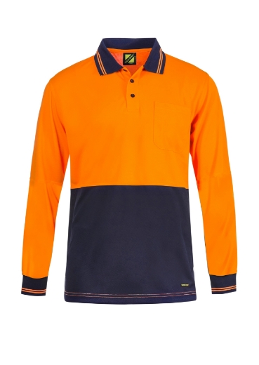 Picture of Workcraft Hi-Vis Lightweight Polo L/S
