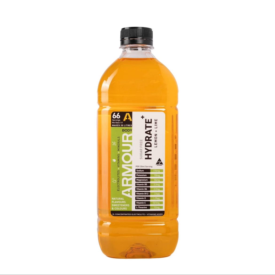 Picture of Body Armour Hydrate+ Hypotonic 2L Concentrate