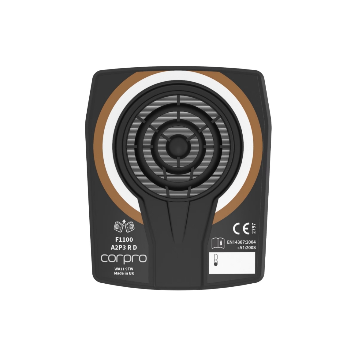 Picture of Corpro A2P3 R D Organic Vapour and Particulate Combination Filter