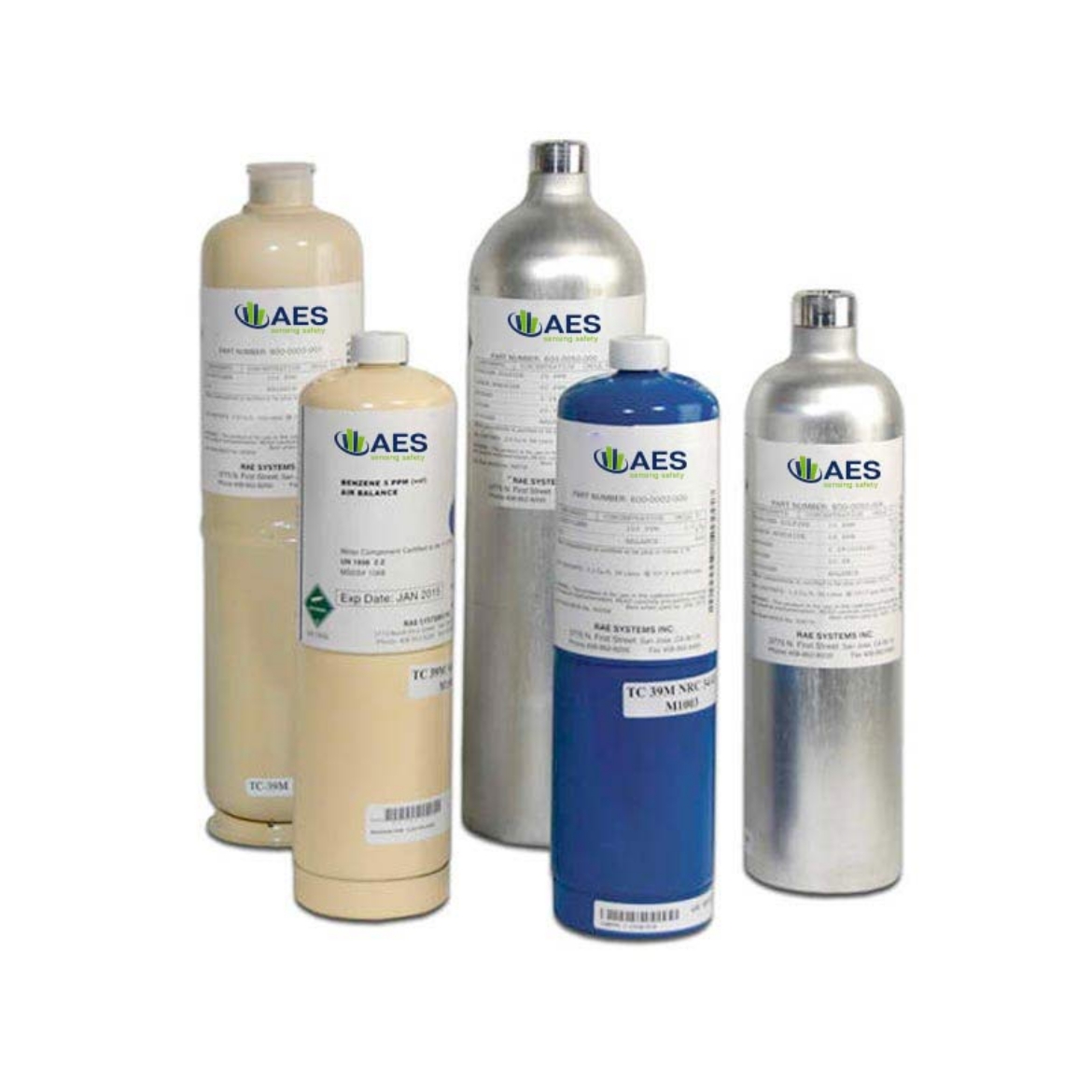Picture of 112L 4 Gas Mixture – 2.5% CH4, 18% O2, 100ppm CO, 25ppm H2S